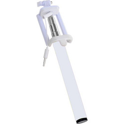Selfie Stick Monopod με καλώδιο για Smartphones/Camera -Λευκό