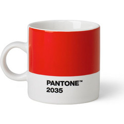 Pantone Φλιτζάνι Espresso Πορσελάνης Κόκκινο 2035