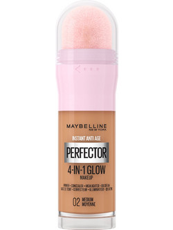Maybelline Instant Age Rewind Perfector 4-in-1 Glow 02 Medium Liquid Make Up 20ml