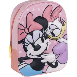 Cerda Minnie Mouse Σχολική Τσάντα Πλάτης Νηπιαγωγείου Ροζ Χρυσή 2100004354