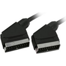 MEDIARANGE Scart 3m black M/M
