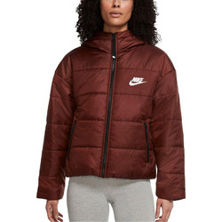 Nike Sportswear Therma-FIT Γυναικείο Μπουφάν Χειμωνιάτικο Puffer Κοντό Καφέ DJ6995-273