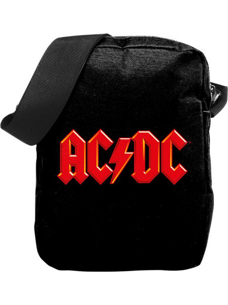 Rocksax AC/DC Logo Ανδρική Τσάντα Crossbody Μαύρη RKSX-CBACDCLOG01