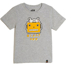 AKO Παιδικό T-Shirt Κοντομάνικο Γκρι 3356206-11