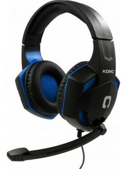 Komc G302 Gaming Headset Over Ear Black Blue