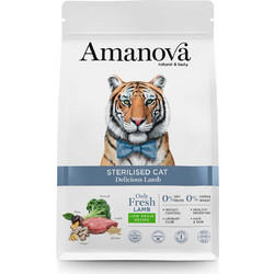 Amanova Adult Sterilised Low Grain with Delicious Lamb 4kg