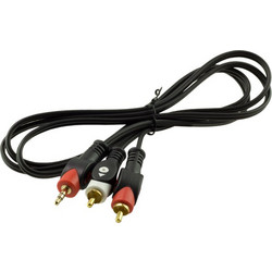 Stereo Cable 3.5mm male to 2x RCA male 1.5M