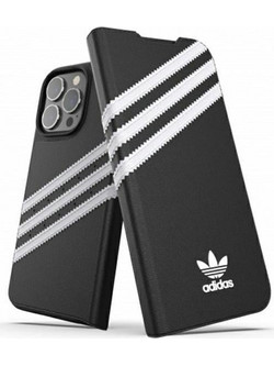 Adidas OR Booklet Case PU for iPhone 13 Pro / iPhone 13 - Black and White