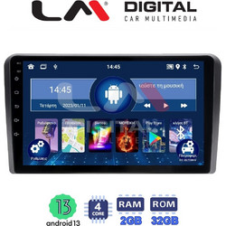 LM Digital ZL4761 Ηχοσύστημα Αυτοκινήτου με Οθόνη Αφής USB Bluetooth & GPS