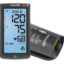 Microlife BP A7 Touch Black Ψηφιακό Πιεσόμετρο Μπράτσου με Ένδειξη Αρρυθμίας & Bluetooth