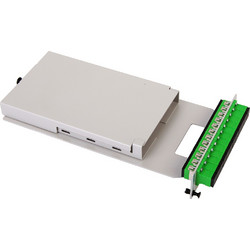 Fibertechnic Vertical Chassis Module for 12xSC Simplex/ 12xLC Duplex Couplers (Couplers not Included)
