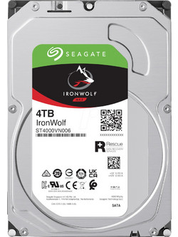 Seagate IronWolf 4TB HDD Σκληρός Δίσκος 3.5" Sata 3 5400rpm με 256MB Cache