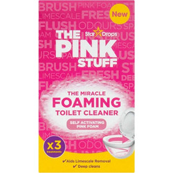 Σκόνη Καθαρισμού Τουαλέτας The Pink Stuff The Miracle Foaming Toilet Cleaner 3x 100gr