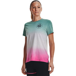 Under Armour Run Anywhere SS Tee Γυναικείο Αθλητικό T-Shirt Πολύχρωμο 1370340-391