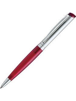 Στυλό/Σφραγίδα Heri Diagonal Color 6041M Κόκκινο-Ασημί