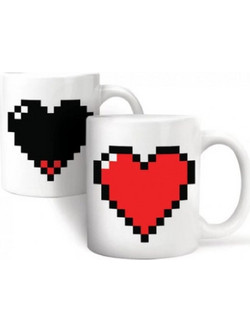 Κούπα Kikkerland Morfh Mug Pixel Heart CU44
