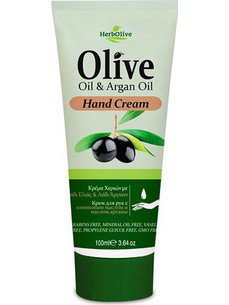 Herbolive Oil & Argan Oil Ενυδατική Κρέμα Χεριών 100ml