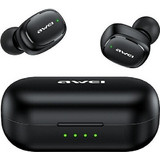 Awei T13 Pro Ακουστικά Bluetooth In Ear Ανθεκτικά στο Νερό Black