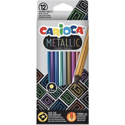 Carioca Metallic Ξυλομπογιές Σετ 12x12τμχ