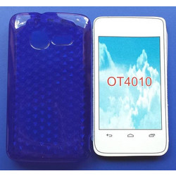 Θήκη TPU Gel Diamond για Alcatel One Touch T΄POP OT4010D Σκούρο Μπλέ (OEM)