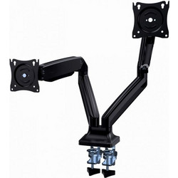 Gembird MA-DA2-03 monitor mount / stand 88.9 cm (35") Desk Black