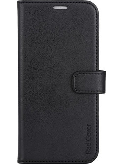 RadiCover - Radiation Protection Wallet Vegan Leather iPhone 15 PLUS Flipcover Black PU