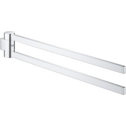 Grohe Selection Ράγα Μπάνιου Διπλή Επιτοίχια Ασημί 41063000