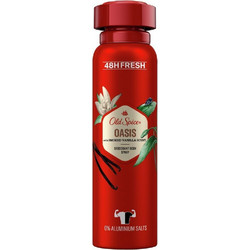 Old Spice Oasis Smoked Vanilla Ανδρικό Αποσμητικό Spray 48h Χωρίς Αλουμίνιο 150ml