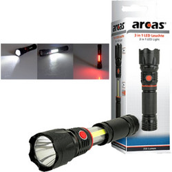 Arcas 3 in 1 Φακός Μπαταρίας Led Αδιάβροχος IPX4 με Μαγνήτη 350lm