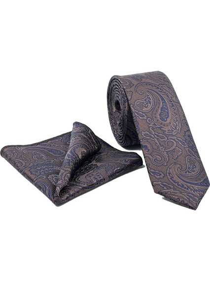 LEGEND TIE MICRO WITH HANDKERCHIEF 6.5CM