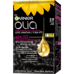 Garnier Olia 2.0 Black Diamond Μόνιμη Βαφή Μαλλιών Χωρίς Αμμωνία 60ml