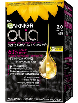 Garnier Olia 2.0 Black Diamond Μόνιμη Βαφή Μαλλιών Χωρίς Αμμωνία 60ml