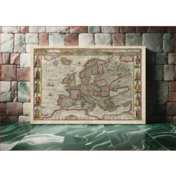Πίνακας, Europ, and the cheife cities contayned therin, described with the habits of most kingdoms now in use
