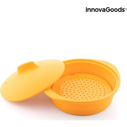 InnovaGoods Original Πολυλειτουργικός Ατμομάγειρας Σιλικόνης με Συνταγές Silicotte (V0103315)