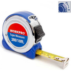 WORKPRO ΜΕΤΡΟΤΑΙΝΙΑ ΜΕΤΑΛΛΙΚΟ ΠΛΑΣΤΙΚΟ ΜΕ ΣΤΟΠ 3m (600008.0023)
