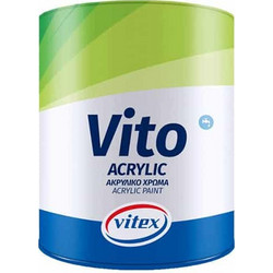 Vitex Vito Ακρυλικό Χρώμα Εξωτερικού Χώρου Βάση M 1lt