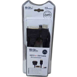 Καλώδιο HDMI 2.0 HDMI Male to DVI-D Male 1.5m Black 094984