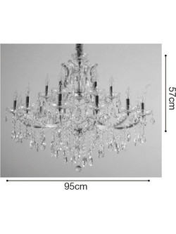 ΦΩΤΙΣΤΙΚΟ ΚΡΕΜΑΣΤΟ 18xE14 Φ.95cm Ν. 5244-18 CH