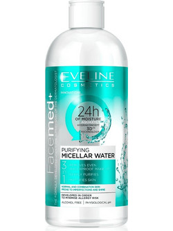 Eveline Facemed Purifying Micellar Water Ντεμακιγιάζ 400ml