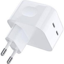 Choetech Φορτιστής Χωρίς Καλώδιο με 2 Θύρες USB-C 35W Power Delivery White Q5008