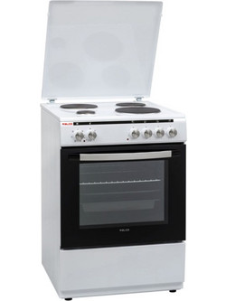 Elco 70217W Κουζίνα Ηλεκτρική 65lt με Εμαγιέ Εστίες 60cm