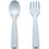 Miniware Des.11 Σετ Βρεφικό Πιρούνι & Κουτάλι Βιοδιασπώμενο 12m+ Γαλάζιο 2τμχ
