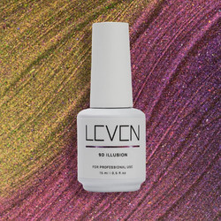 Leven 9D Illusion 04 Cat Eye Ημιμόνιμο Βερνίκι Νυχιών 15ml