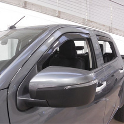 Σετ 4 Ανεμοθραυστες Isuzu D-MAX (N60) 2020- 4πορτο (ΕΜΠΡΟΣ-ΠΙΣΩ)