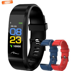 Media-Tech Active-Band MT859 Σετ Λουράκια Smartwatch Red/Blue/Black