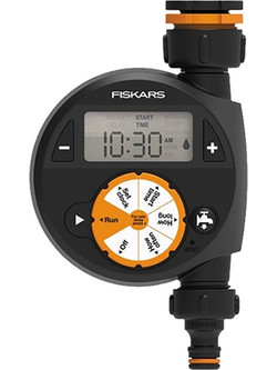 Fiskars CF 151177102 Προγραμματιστής Ποτίσματος Μπαταρίας 1 Εξόδου