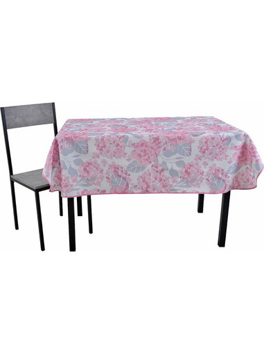 Τραπεζομάντηλο Αλέκιαστο Λουλούδια 828166 Pink-Grey Ankor 140X180 Πολυέστερ