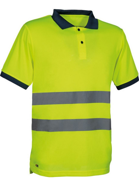 Μπλουζάκι Polo Ανακλαστικό Cofra Kaduna yellow