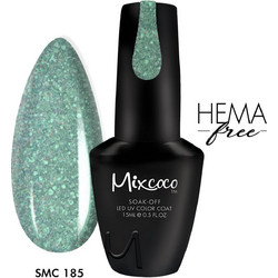 Mixcoco SMC 185 Glitter Ημιμόνιμο Βερνίκι Νυχιών 15ml