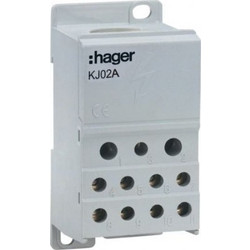 Μπλοκ Διανομής Ράγας 1P 250A KJ02A Hager KJ02A